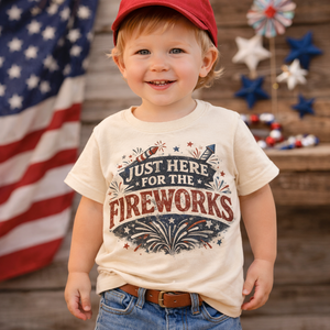 Just Here for the Fireworks Toddler