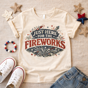 Just Here for the Fireworks Toddler