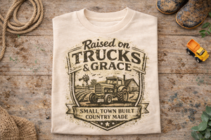 Raised on Trucks and Grace Toddler