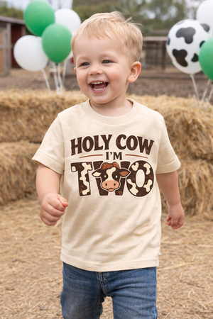Holy Cow I'm Two Toddler