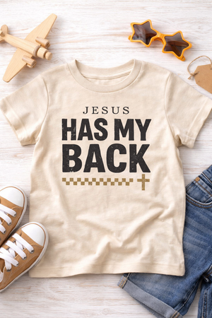Jesus Has My Back  Toddler Shirt