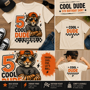 Five Cool Dude Toddler