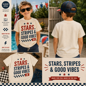 Stars Stripes and Good Vibes Toddler