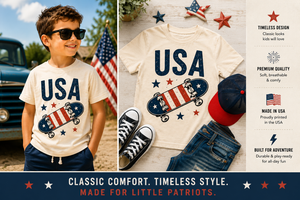 USA Patriotic Skateboard Toddler