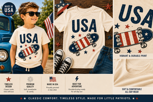 USA Patriotic Skateboard Toddler