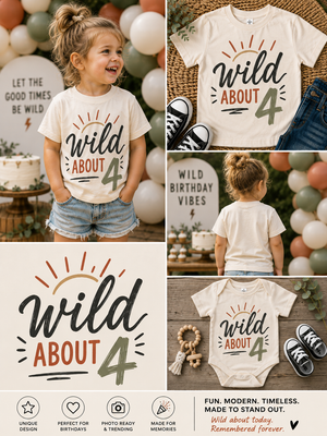 Wild About Four - Birthday