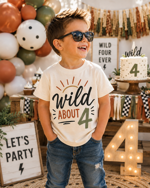 Wild About Four - Birthday