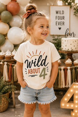 Wild About Four - Birthday