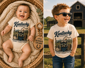 Kentucky Baby Gift, Kentucky Kids Shirt, Bluegrass State Shirt, Toddler Kentucky Tee, Kentucky Baby Bodysuit, Southern Kids Outfit