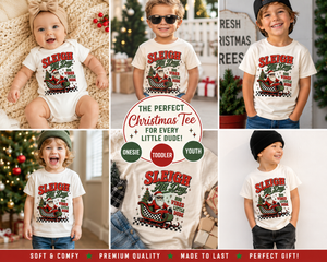 Sleigh All Day Christmas Shirt, Santa Christmas Shirt for Kids, Toddler Christmas Tee, Baby Christmas Bodysuit, Funny Holiday Shirt, Christmas Gift