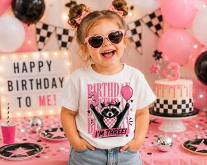 Birthday I'm Three - Racoon