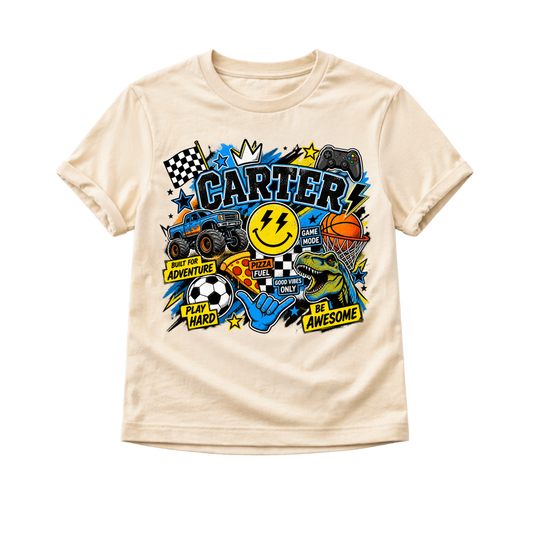 Personalized Favoite Things - Boys