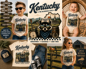 Kentucky Baby Gift, Kentucky Kids Shirt, Bluegrass State Shirt, Toddler Kentucky Tee, Kentucky Baby Bodysuit, Southern Kids Outfit
