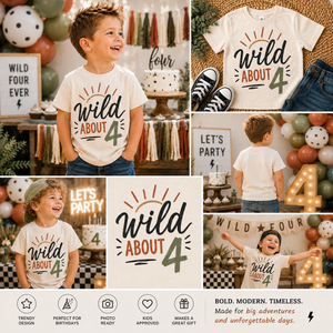 Wild About Four - Birthday