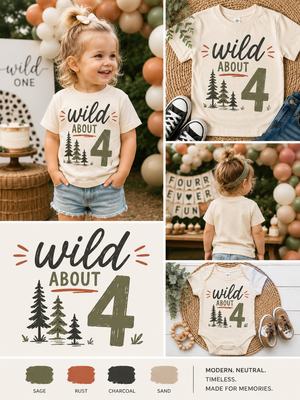 Wild About Four Birthday