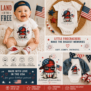Littlest Firecracker Onesie