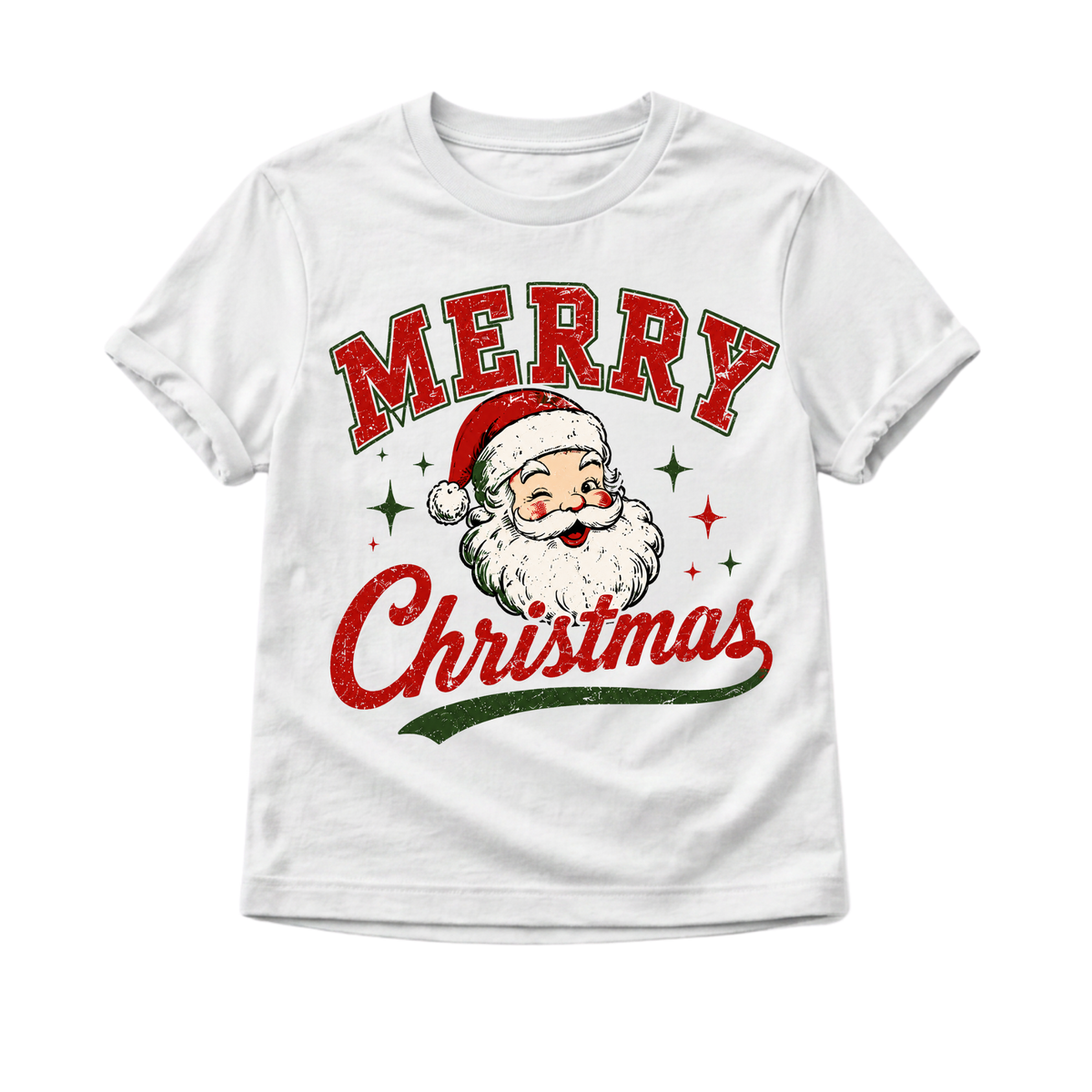 Vintage Merry Christmas Shirt, Santa Christmas Shirt, Baby Christmas Outfit, Toddler Christmas Tee, Retro Holiday Shirt, Kids Christmas Shirt