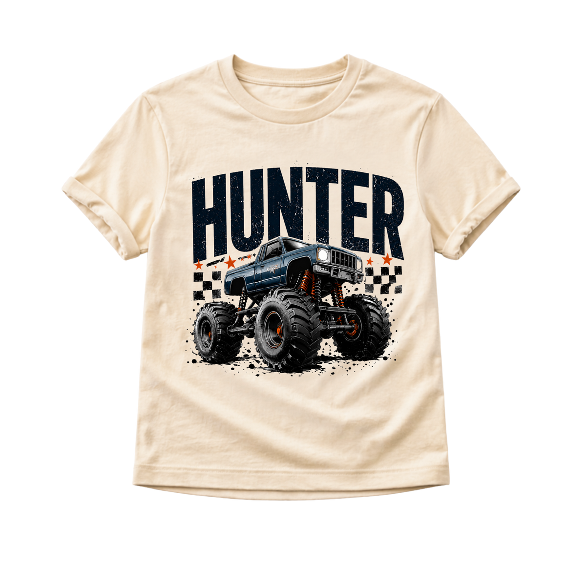 Personalized Monster Truck Shirt, Custom Name Monster Truck Tee, Monster Truck Birthday Shirt, Toddler Monster Truck Shirt, Kids Truck Shirt, Custom Gift