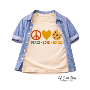 Peace Love Snacks Toddler