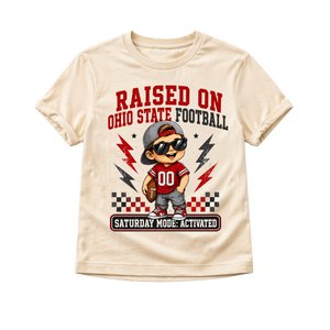 Raised on Ohio State Football Toddler