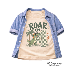Roar I'm Four Birthday