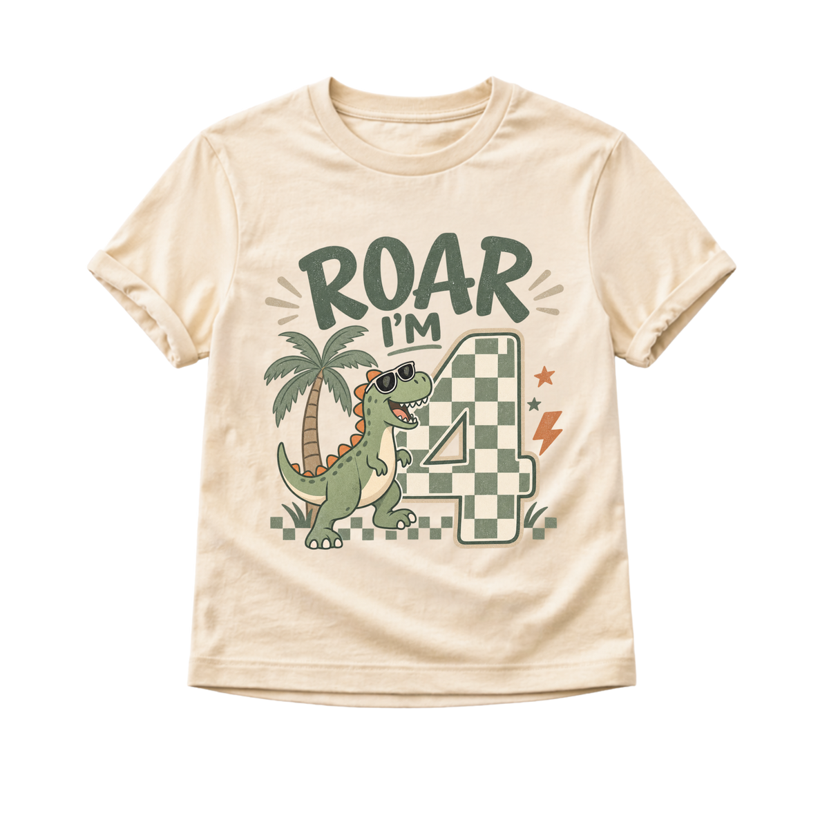 Roar I'm Four Birthday