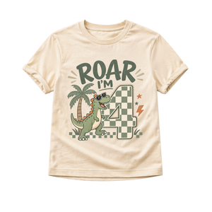 Roar I'm Four Birthday