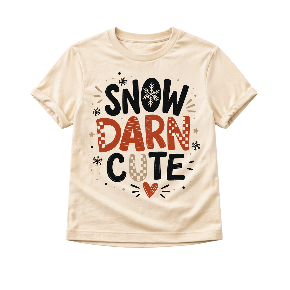 Snow Darn Cute Christmas Shirt, Toddler Christmas Shirt, Baby Christmas Bodysuit, Kids Christmas Tee, Holiday Outfit, Winter Shirt, Christmas Gift