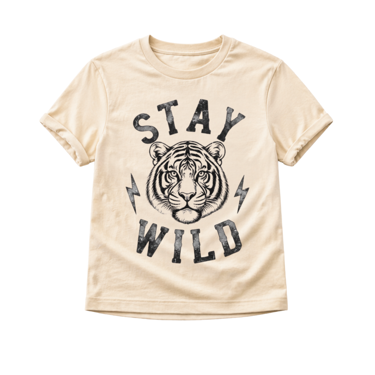 Stay Wild Tiger Shirt for Kids, Toddler Tiger Tee, Baby Tiger Bodysuit, Kids Animal Shirt, Wild Child Graphic Tee, Tiger Lover Gift