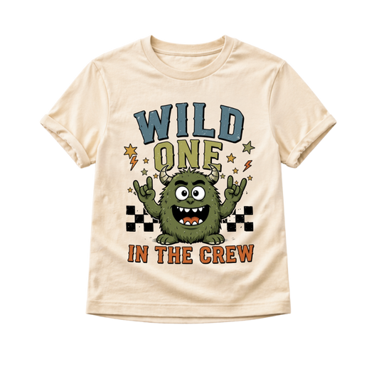 Wild One 1st Birthday Shirt, Monster First Birthday Outfit, Baby Boy Birthday Bodysuit, Toddler Monster Shirt, First Birthday Gift